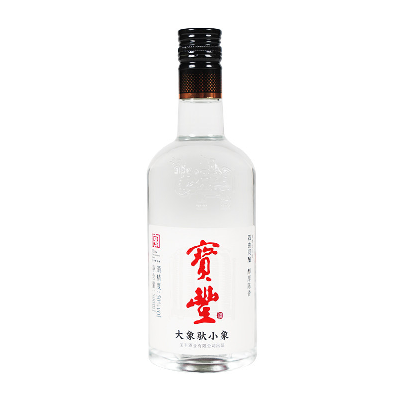 【酒厂直营】宝丰大曲 大象驮小象50度500ml 单瓶装清香白酒