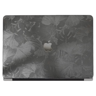 雷雕皮革铁灰苹果电脑保护套适用于MacBookProM4 142024MacBookM1Pro13Air13MacBookM2M3Air15Mac独特电脑壳