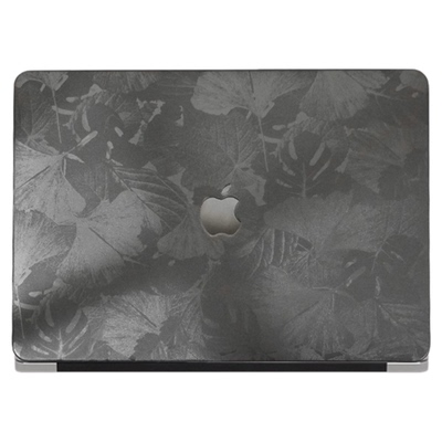 雷雕皮革铁灰苹果电脑保护套适用于MacBookProM4 142024MacBookM1Pro13Air13MacBookM2M3Air15Mac独特电脑壳