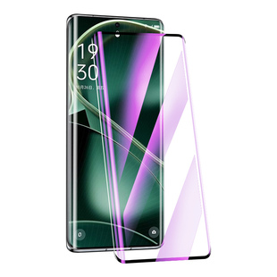 适用oppofindx6钢化膜曲面全屏覆盖玻璃findx6pro手机膜防指纹保护findx6水凝膜抗蓝光新款高清全包边防摔por