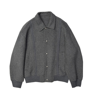 高端短款毛呢大衣男2025新款秋冬设计感拼接男士呢子外套防寒保暖