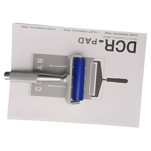 粘尘纸本白色PVC不干胶粘尘滚轮配套离心除尘纸240*330mm50张