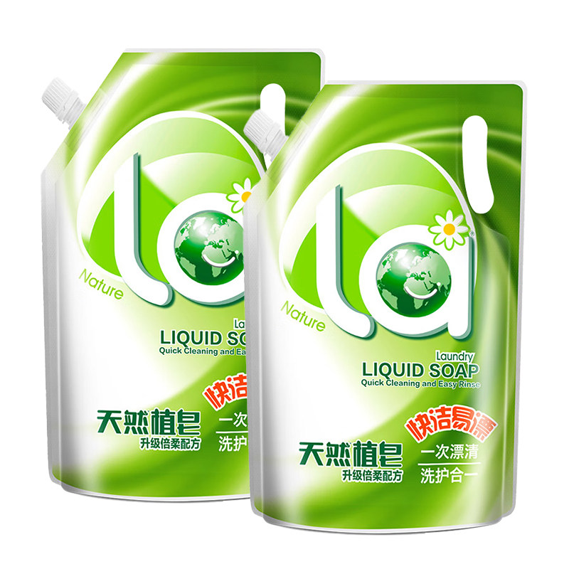 la妈妈壹选天然植皂洗衣液袋装