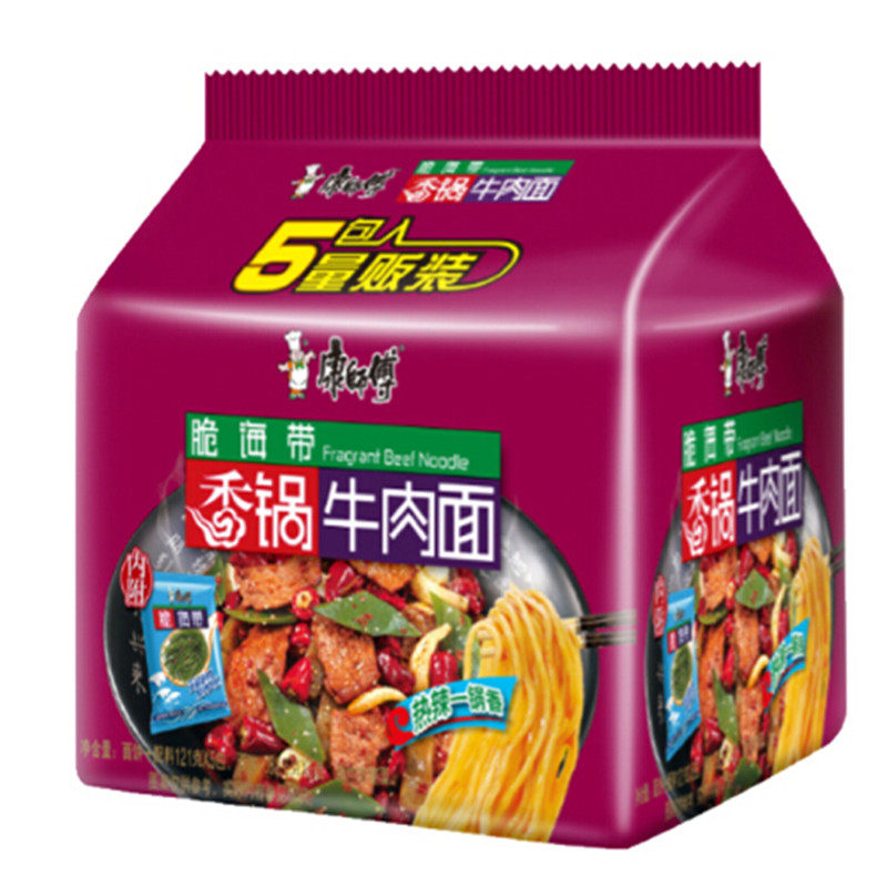 康师傅方便面60种味蘑菇羊肉混搭