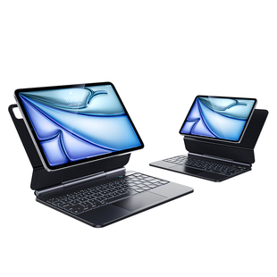 闪魔2024款iPad妙控键盘适用苹果Air5磁吸悬浮mini6/7无线平板2022pro保护套壳一体式11寸10代9蓝牙3秒空平替