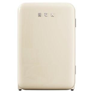 HCK哈士奇RC-130D-SK复古小冰箱2.0家用客厅办公室冷冻冷藏迷你