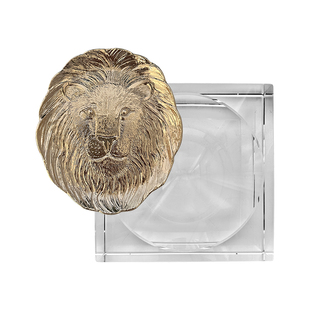 如是K9水晶收纳托盘高奢金属首饰收纳盘私宅水果盘会所酒店收纳