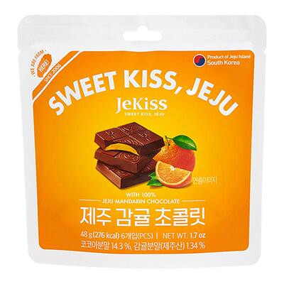 JEKISS韩国济州岛进口覆盆子橘子巧克力小零食伴手礼（代可可脂）