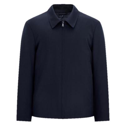 雅戈尔绵羊毛面料鹅绒夹克羽绒服