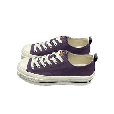 2026春新款厚底帆布板鞋女百搭