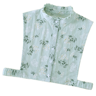 秋冬季假领子女百搭假领纯棉装饰领子假高领立领假衣领假衬衫衣领