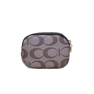 简约双层拉链迷你零钱包女士2021新款多层钥匙包卡包硬币收纳钱包