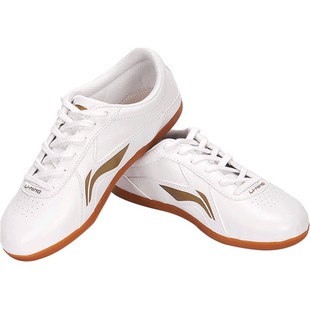 李宁太极鞋女新款秋季牛筋底武术鞋太极拳鞋八段锦练功鞋太极鞋男