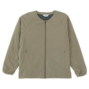 New Balance NB Grey男款冬季无领夹克保暖内胆棉服外套AMJ25005