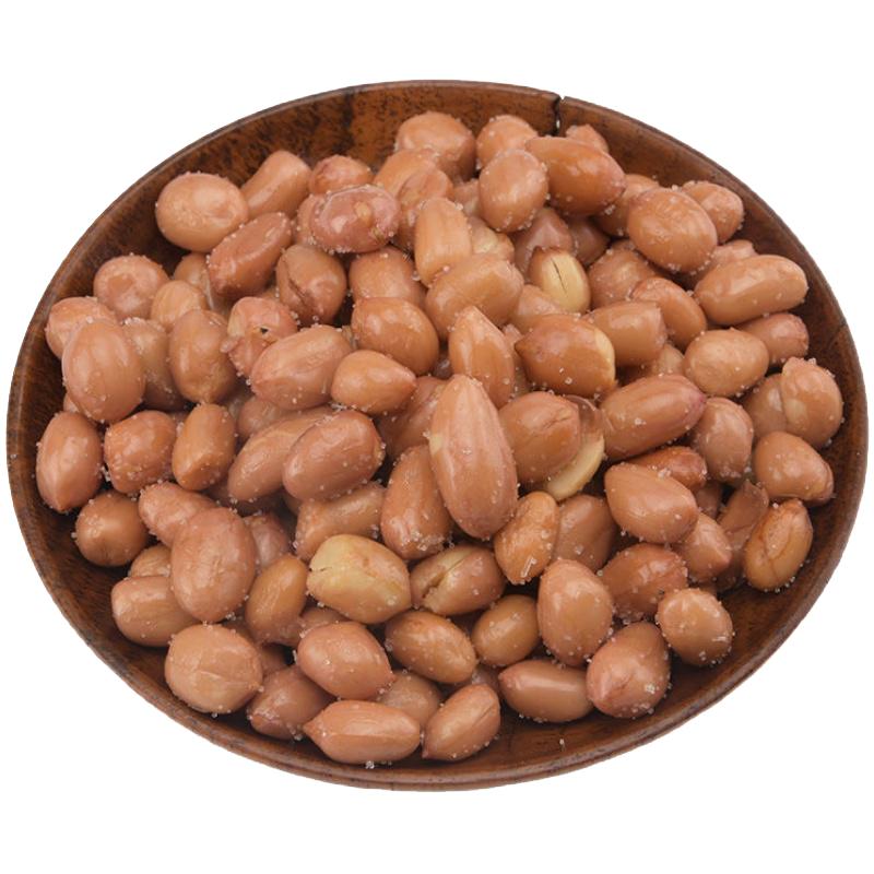 依夫新红皮五香炒油炸花生米下酒菜熟咸味原味商用小包装休闲零食