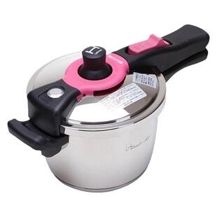 日本魔法压力锅304不锈钢18cm3L家用防爆小高压锅燃气电磁灶通用
