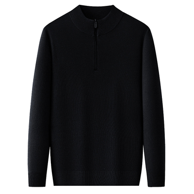 皮尔卡丹纯羊绒加厚打底羊毛衫