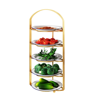 厨房配菜置物架备菜收纳神器做饭菜盘多功能台面多层壁挂放菜架子