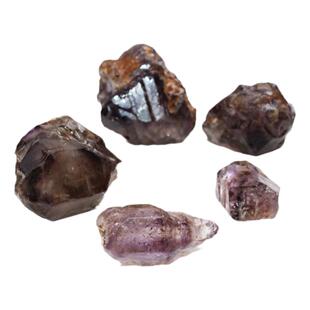 如鸿天然紫超七水晶原石摆件宝石裸石颌骨骨干矿石标本石头毛料