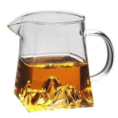 拾茗耐热高温玻璃四方观山公杯