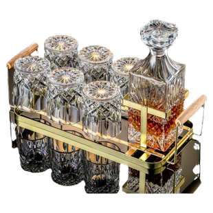威士忌酒杯酒樽组合套装洋酒杯水晶玻璃高端高档酒具酒壶欧式家用