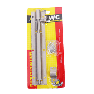 木门窗2.5寸3寸门栓防盗门卫生间闩门扣加厚明装门不锈钢插销.