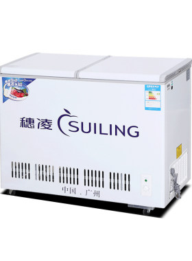 穗凌双温两室卧式商用雪糕冷冻柜
