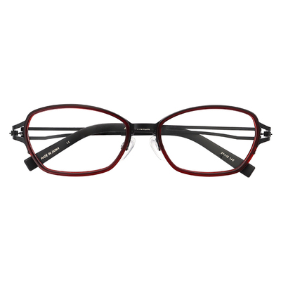 日本menaJ超轻时尚复古纯钛眼镜