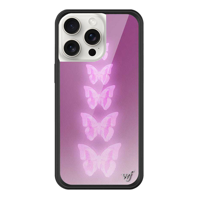 Wildflower霓虹蝴蝶手机壳