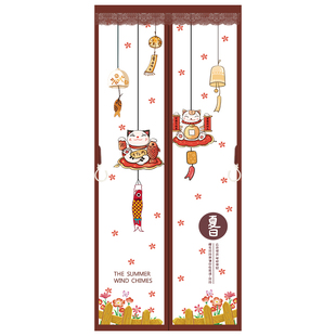 防蚊门帘磁性纱门夏季纱窗防蝇通风家用卧室隔断帘子免打孔魔术贴