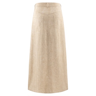 AUTI SEMINARIO X LOOKNOW2026春夏新品拼接抽绳长半裙