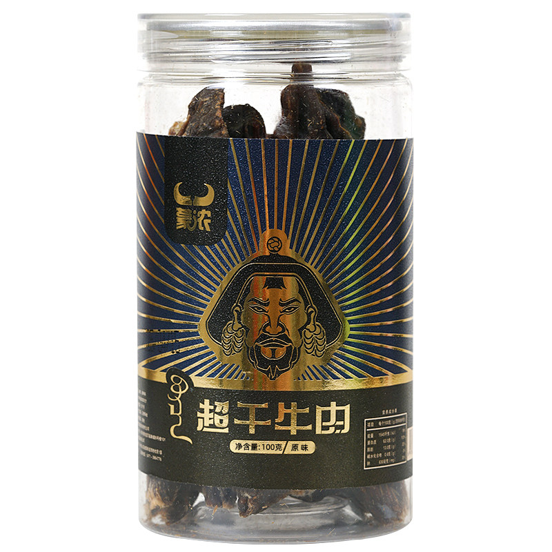 蒙浓9成干牛肉干内蒙古风干牛肉