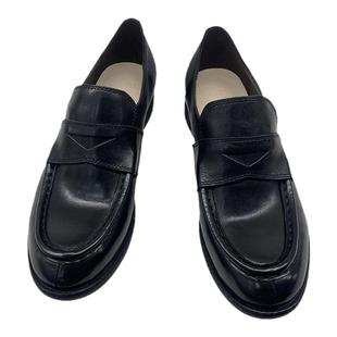 马皮复古真皮一脚蹬乐福鞋女新款手工小皮鞋便士单鞋2068