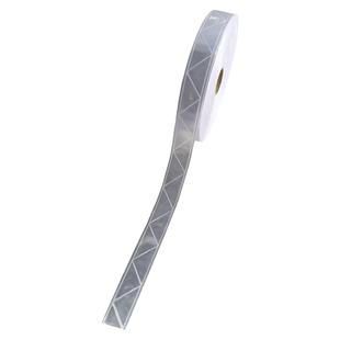 高亮反光条PVC夜光马甲车缝红色2.5CM荧光黄背心反光衣晶格带