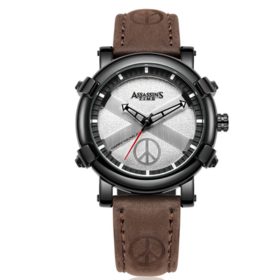 时间刺客美式复古静音考试手表