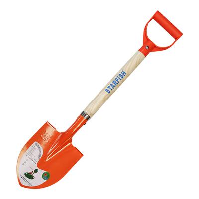 海星儿童铁锹锰钢材质椿木手柄