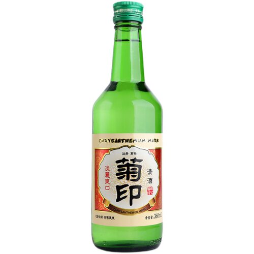 菊印淡丽爽口清酒360ml日式清酒洋酒烧酒低度酒日料佐餐酒