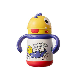 babycare儿童保温杯bbc婴幼儿保温水杯1到3岁宝宝外出保温吸管杯