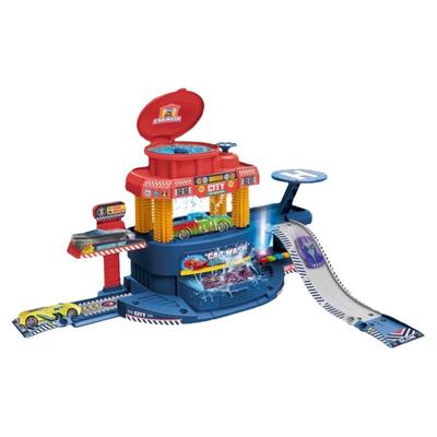 儿童声光模拟洗车场亲子互动变色车轨道模型停车场3男孩6汽车玩具