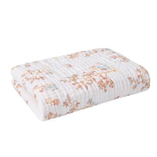 【新品】全棉时代纱布浴巾纯棉吸水新生儿童浴连帽巾盖毯宝宝包巾