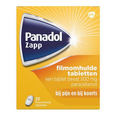 Panadol必理痛 速效Rapid止痛药止疼扑热息痛解热镇痛20粒GSK进口