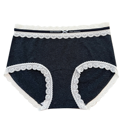 纯棉抗菌蝴蝶结中腰女内裤架