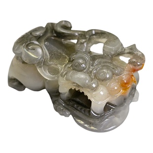 天然金沙黄龙玉貔貅手把件招财貔貅霸王貔貅玉雕玉石貔貅正品礼物