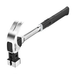 德力西羊角锤多功能锤子木工铁锤工具特钢纯钢一体万用榔头钉小锤