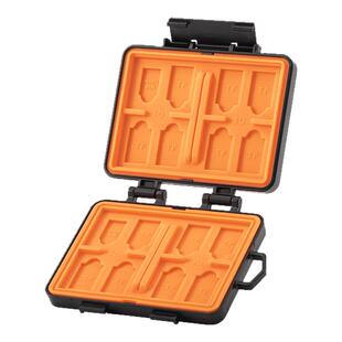 STARTRC斯达飞内存SD卡收纳盒收纳包TF Nano 卡套24卡槽大容量保护盒防尘防潮相机配件闪存卡SIM手机卡便携