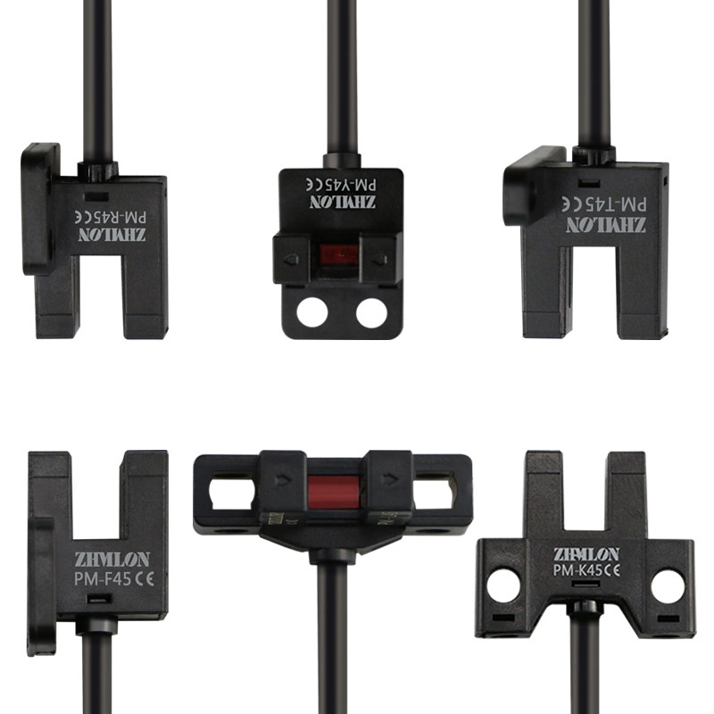 24V小U槽型光电开关传感器PM-K45 L45 T45 Y45 R45F45P限位感应5V