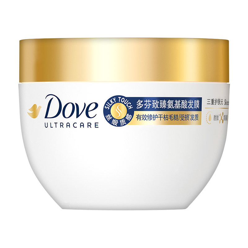 多芬发膜氨基酸密集修复烫染干枯损伤补水保湿顺滑护发素改善毛躁