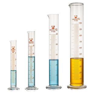 【天玻】玻璃量筒带刻度计量筒量杯A级可过检20/25/50/100/500/1000/2000/5000ml量入式量筒实验室玻璃仪器