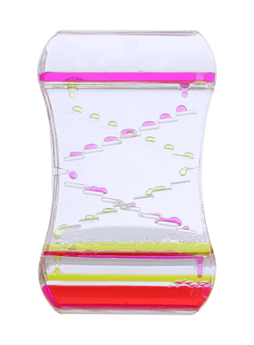 液体油滴沙漏动感摆件