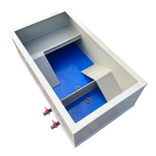 加厚养龟箱带晒台龟池养殖箱乌龟缸水陆黄缘龟生态养殖金鱼缸鱼池